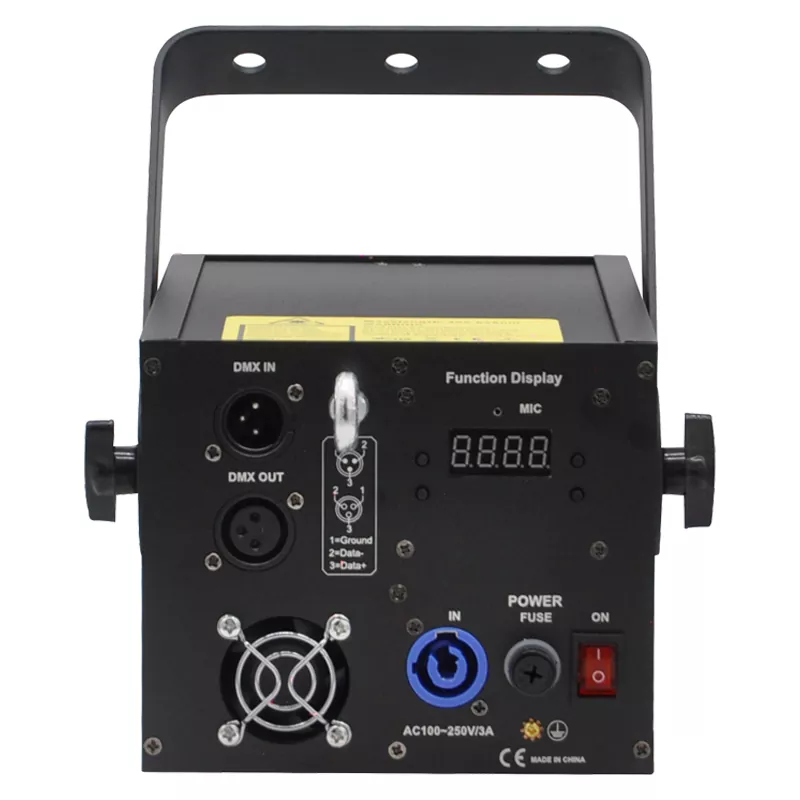 01 2W/3W LED Animation Laser with 20KPPS RGB Beam Effect Line Animation Effect Single Beam Safety System Stable Operation Indoor Entertainment Laser Fixture for KTV Nightclub Large Shows Bar Disco Stage Performance Lighting