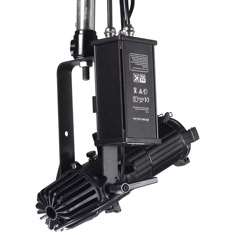 30W LED Profile Spot Light IP65 Manual Zoom CRI95+ Single CW/WW/CW+WW/RGBW Manual Zoom 4 Dimming Curves DMX Control for Art Exhibition Lamp Museum Gallery Spotlight 50000h Lifespan Mini Leko