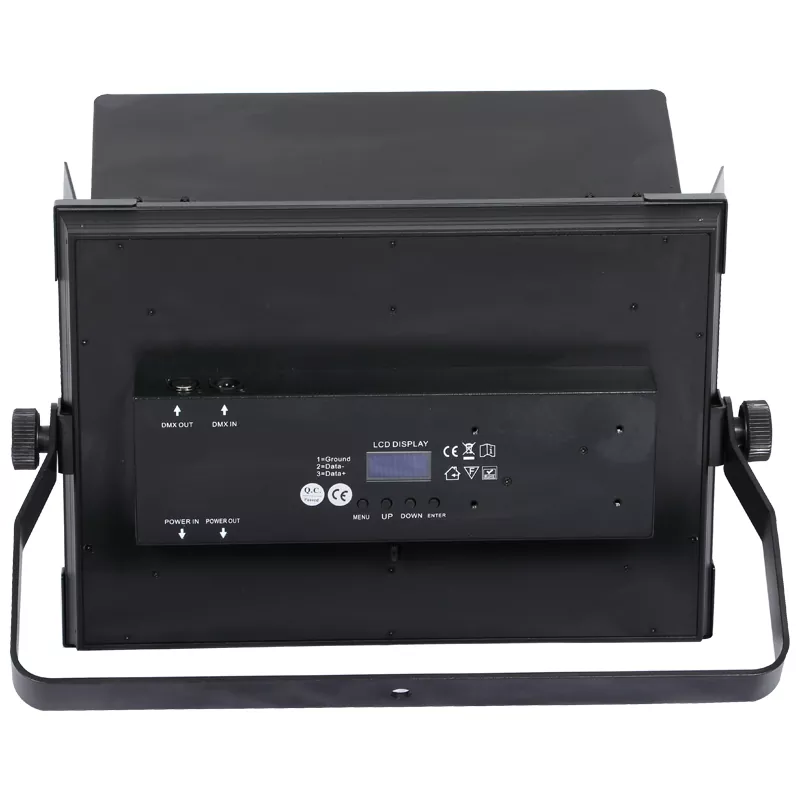 02 100W Bi-color LED Video Soft Light 3000-6000K Ra95+ 120° 3000-6000K Fanless DMX RDM LCD Display Die-Cast Aluminum 4 Dimming Curves 4 Barndoors Studio Lighting for Photography Interview Church Lecture Gallery