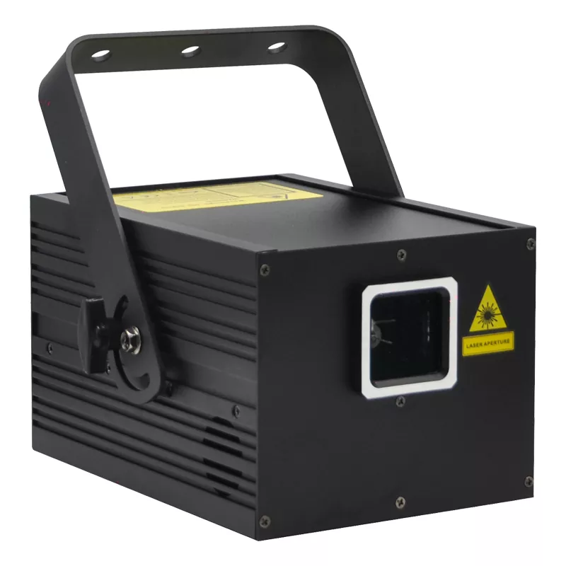 03 2W/3W LED Animation Laser with 20KPPS RGB Beam Effect Line Animation Effect Single Beam Safety System Stable Operation Indoor Entertainment Laser Fixture for KTV Nightclub Large Shows Bar Disco Stage Performance Lighting