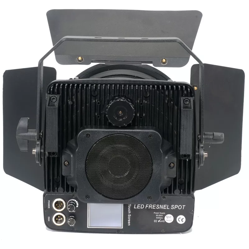 03 100W 200W LED Folding Fresnel Spotlight RGBW Single Color 20-55° Manual Zoom MEAN WELL Power DMX RDM Fanless Studio Broadcase Lighting for Gallery Photography Ceremony TV Show Charity Event