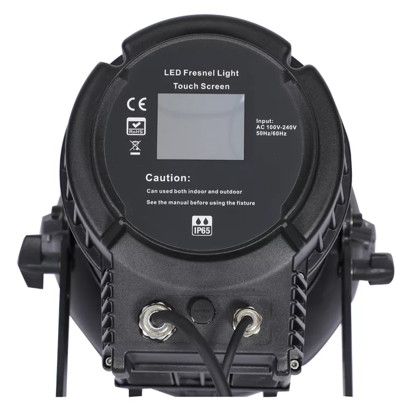 IP54 Waterproof 300W 600W LED Fresnel Light Auto Zoom 15-55° RGBAL 5in1 Die-Cast Aluminum 2700-12000K CCT CRI90+ DMX RDM Fanless Outdoor Stage Lighting Spotlight for Theater Gala Concert Church Ceremony