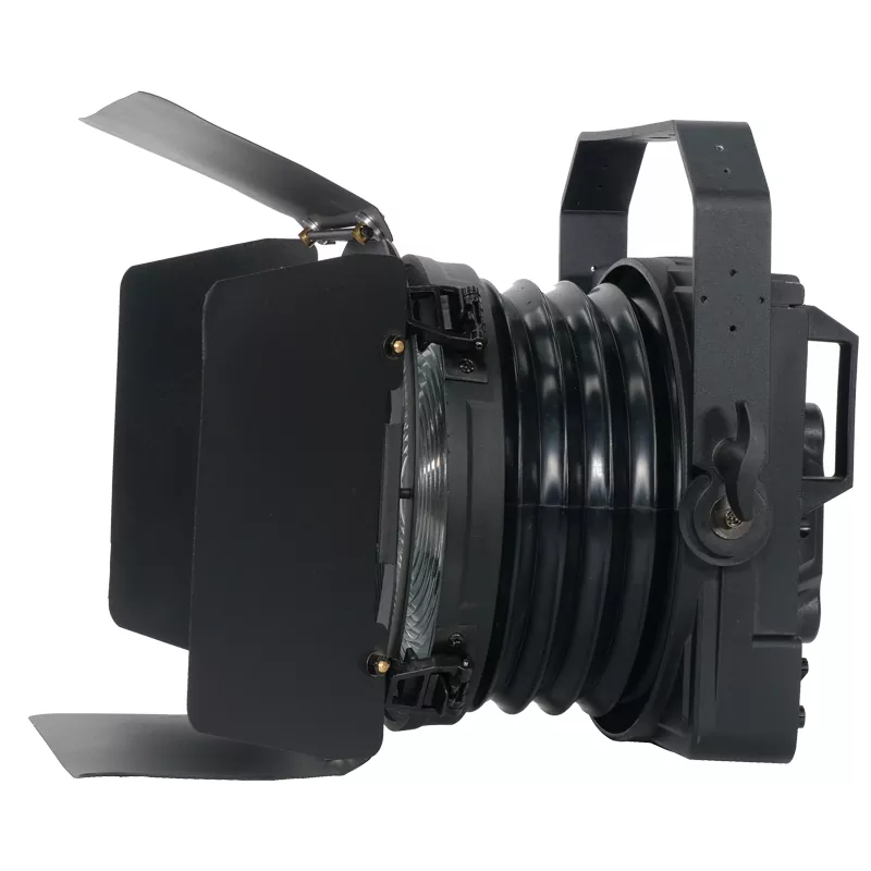 04 100W 200W LED Folding Fresnel Spotlight RGBW Single Color 20-55° Manual Zoom MEAN WELL Power DMX RDM Fanless Studio Broadcase Lighting for Gallery Photography Ceremony TV Show Charity Event