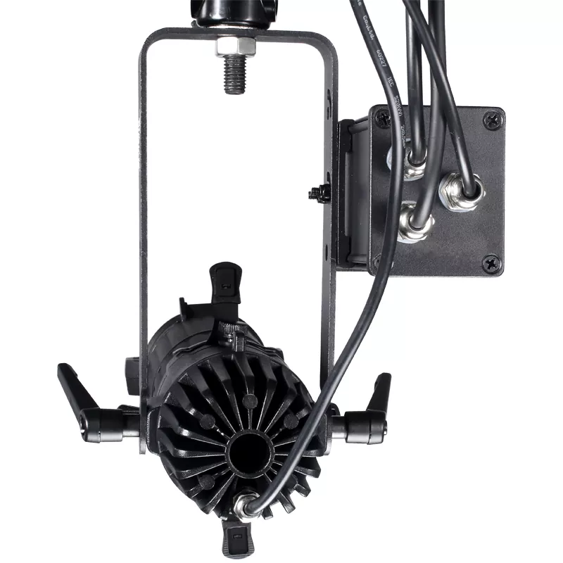 30W LED Profile Spot Light IP65 Manual Zoom CRI95+ Single CW/WW/CW+WW/RGBW Manual Zoom 4 Dimming Curves DMX Control for Art Exhibition Lamp Museum Gallery Spotlight 50000h Lifespan Mini Leko