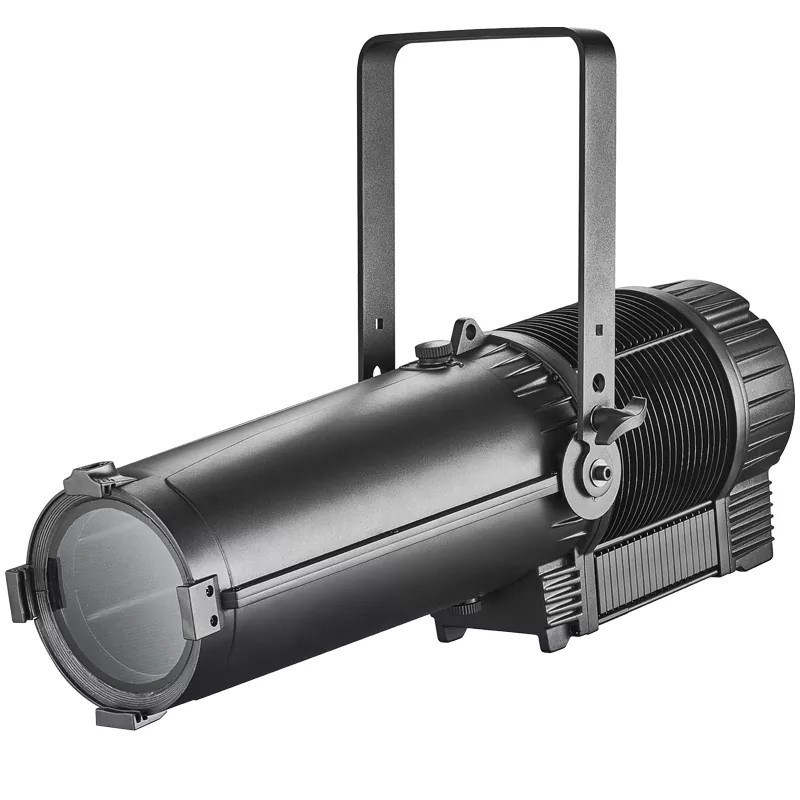 05 IP65 300W LED Ellipsoidal Light Spotlight Auto Zoom DMX Shutter Cutting RGBAL CW WW Die‑Cast Aluminum Silent Fanless Stage Lighting DMX512 RDM Outdoor for Stadium Show Plaza Museum Landscape