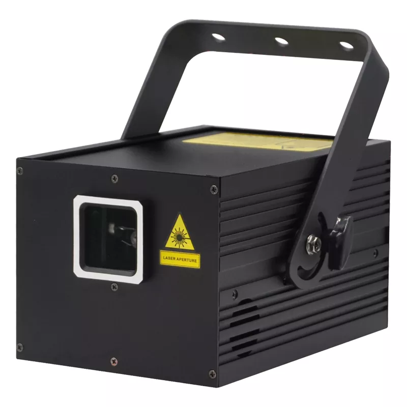 06 2W/3W LED Animation Laser with 20KPPS RGB Beam Effect Line Animation Effect Single Beam Safety System Stable Operation Indoor Entertainment Laser Fixture for KTV Nightclub Large Shows Bar Disco Stage Performance Lighting