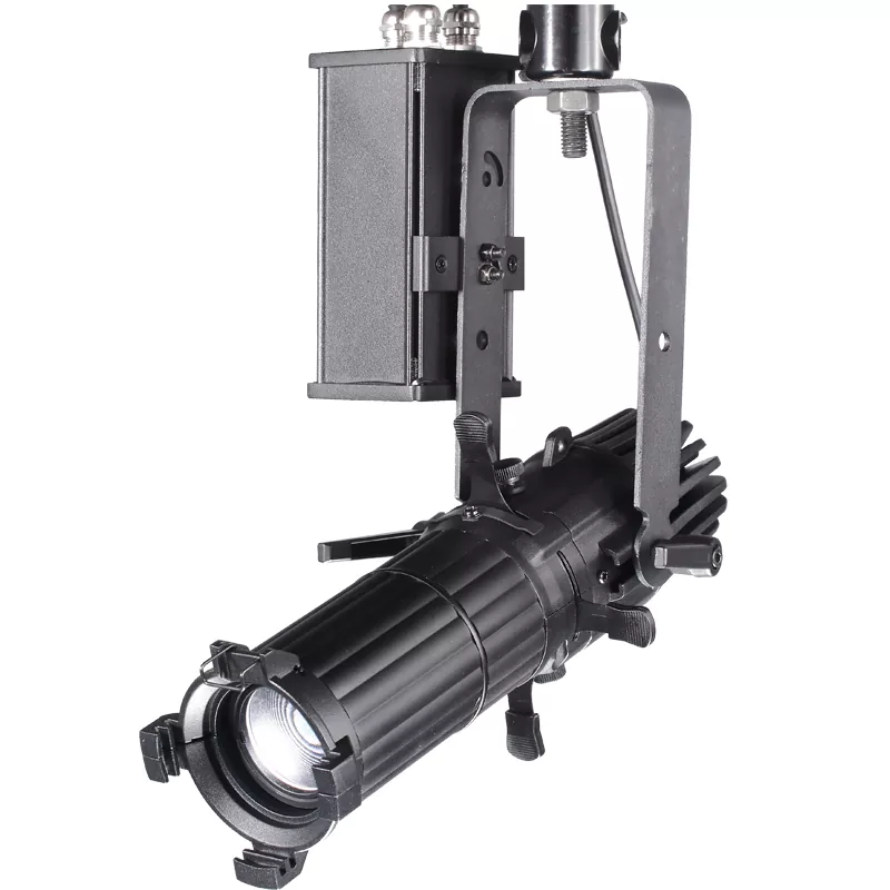 30W LED Profile Spot Light IP65 Manual Zoom CRI95+ Single CW/WW/CW+WW/RGBW Manual Zoom 4 Dimming Curves DMX Control for Art Exhibition Lamp Museum Gallery Spotlight 50000h Lifespan Mini Leko