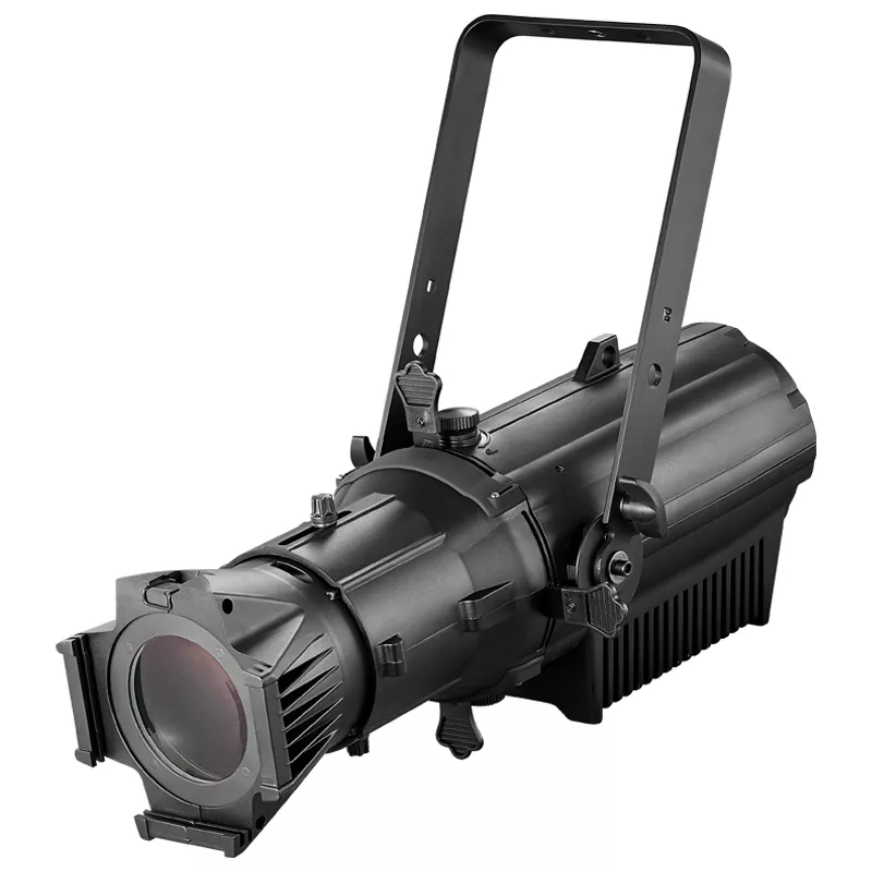 300W 350W LED Profile Spot Light RGBW RGBAL 2700-12000K 19-50° Die-Cast Aluminum DMX RDM Theater Spotlight 4 Dimming Curves Iris 500-25000Hz Dimming for Drama Museum Show Church Architectural Opera