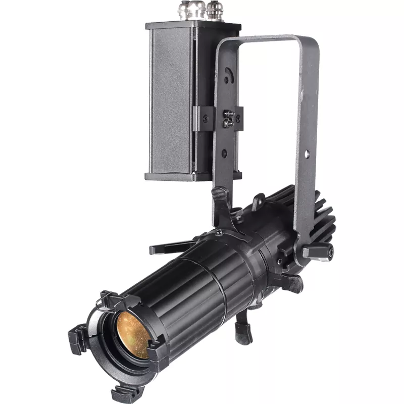 07 30W LED Profile Spot Light IP65 Manual Zoom CRI95+ Single CW/WW/CW+WW/RGBW Manual Zoom 4 Dimming Curves DMX Control for Art Exhibition Lamp Museum Gallery Spotlight 50000h Lifespan Mini Leko