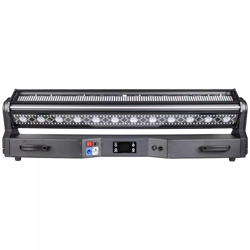2026 New 800W Multi Effect Stage Light Golden Yellow Beam RGB Wash Strobe Flow Strip Effect Dynamic Strip Lighting DMX512 Rotatable Fixture for Party Bar Show Indoor Entertainment Performance Events