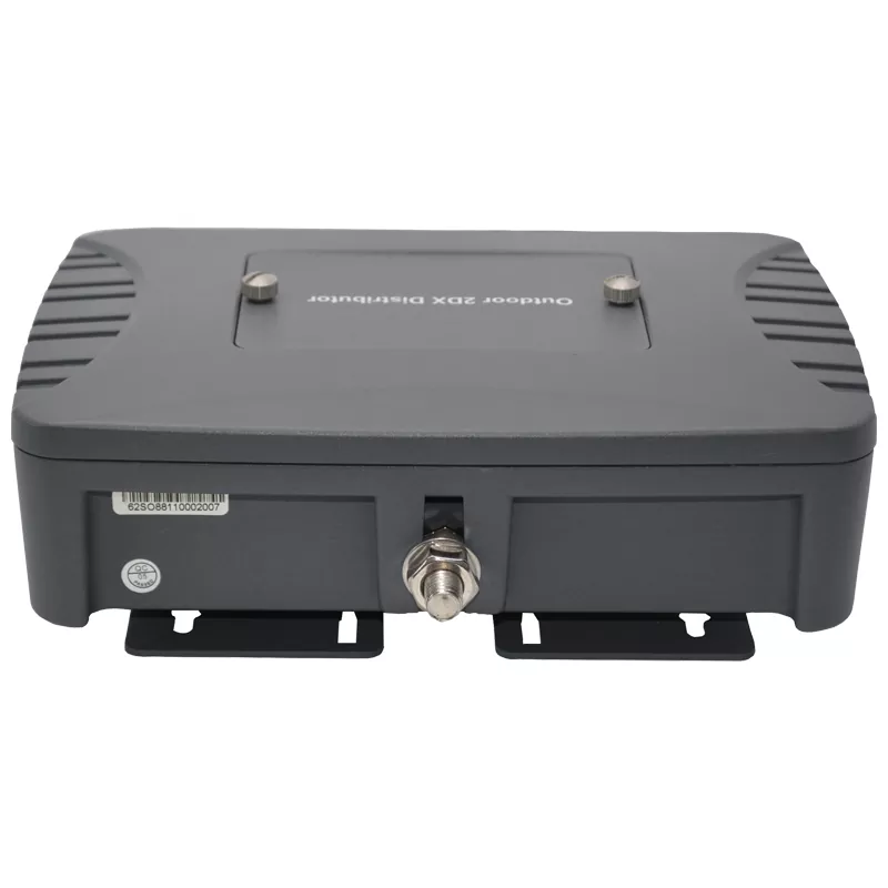 1362-02 Outdoor 2-Way DMX Splitter 1 Input Wide Voltage 88-256V Weatherproof UV-Resistant Independent Driver Stage Signal Equipment 1×2 Output Isolated Distributor Connector Stage Lighting Amp for Stage Signal Equipment