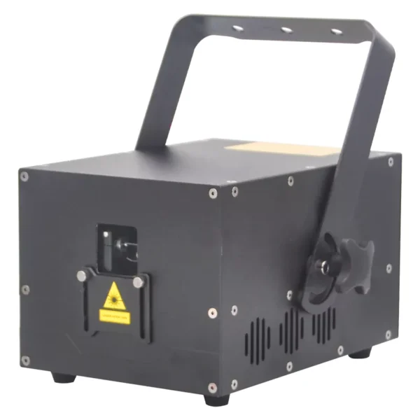 2 15W RGB Laser Light 25KPPS Bluetooth High Speed Scanner ±25° Wide Scanning Angle IP51 Waterproof APP DMX ILDA Interface Indoor Stage Laser Projector Beam Effect for Club Performance Venues Entertainment Events