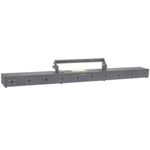 2 10 Heads Parallel Red Laser Bar 100mW Bar Beam Effects Dustproof DMX512 Lightweight Stage Laser Light Key Switch Remote for Club KTV Party Lighting Indoor Entertainment Device