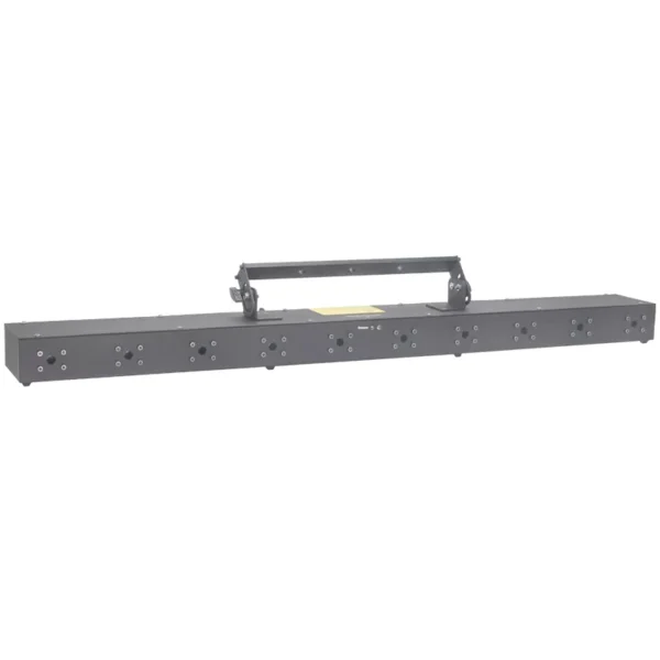 10 Heads Parallel Red Laser Bar 100mW Bar Beam Effects Dustproof DMX512 Lightweight Stage Laser Light Key Switch Remote for Club KTV Party Lighting Indoor Entertainment Device