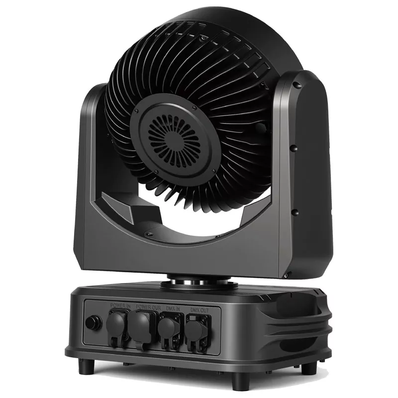 2 19*30W ZOOM Moving Head IP65 LED Strip+Fill Ring RGBW Wash Light 550W for Outdoor Stage Culture Events Show DMX/Sound Control