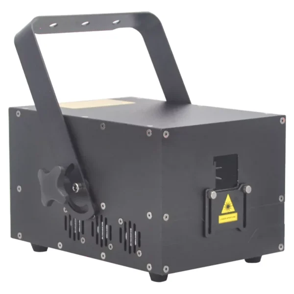 3 15W RGB Laser Light 25KPPS Bluetooth High Speed Scanner ±25° Wide Scanning Angle IP51 Waterproof APP DMX ILDA Interface Indoor Stage Laser Projector Beam Effect for Club Performance Venues Entertainment Events