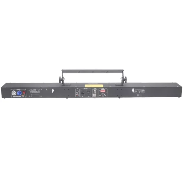 10 Heads Parallel Red Laser Bar 100mW Bar Beam Effects Dustproof DMX512 Lightweight Stage Laser Light Key Switch Remote for Club KTV Party Lighting Indoor Entertainment Device
