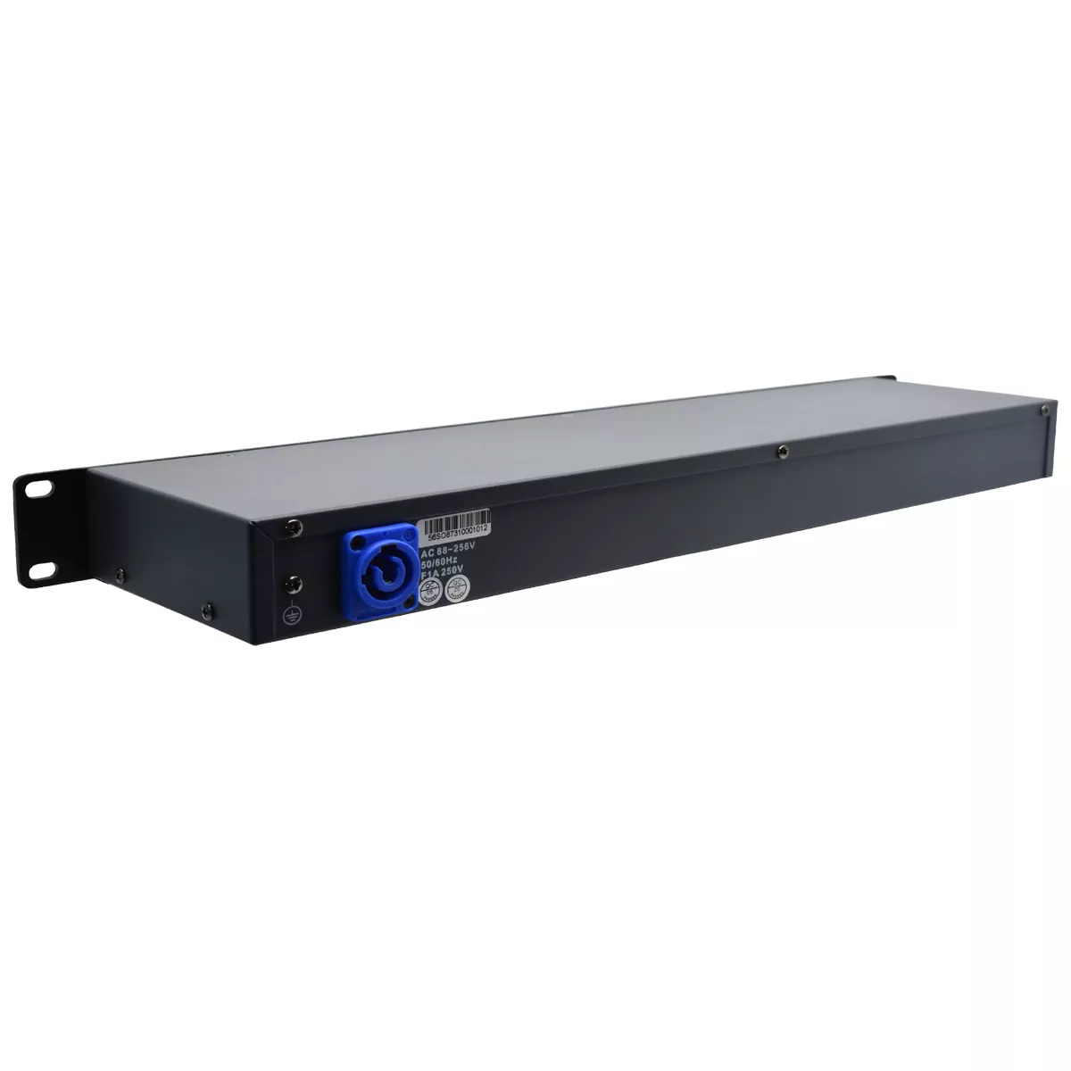 2 Input 8 Output Signal DMX512 Amplifier 19" 1U Rack Mount Independent Driver Separate LED Stage Lighting Control Device 2-In 8-Out Isolated Distributor Lightweight Compact Professional Stage Performance Amp