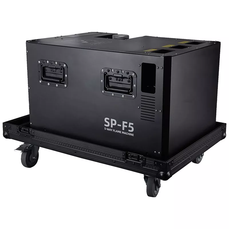 3 5 Head Flame Projector 8-10m Spray Height IPX3 Rainproof 40L Fuel Capacity DMX Control for Music Festival Cultural Tourism Outdoor Performance Show Outdoor Stage Special Effect Fixture Fire Machine