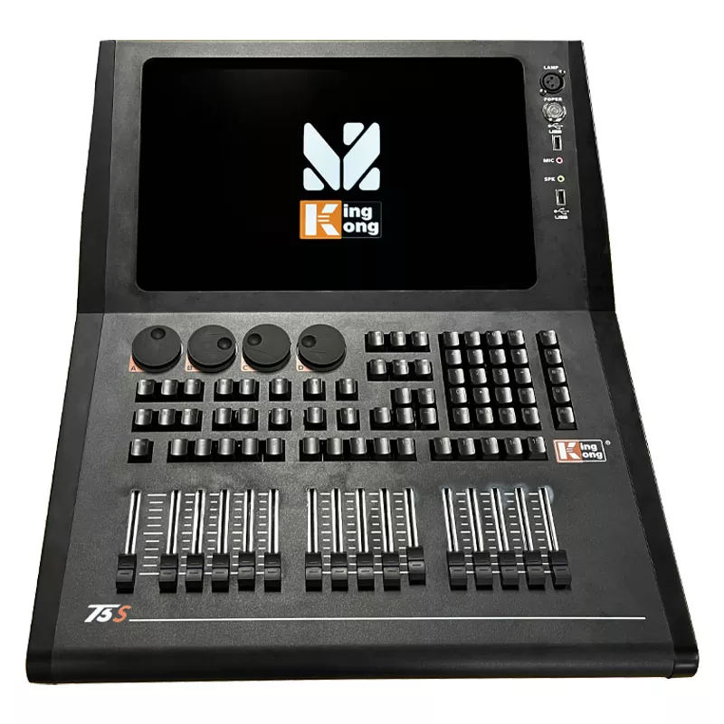 3 T3S Intelligent Lighting Console Linux System 2048 Expandable 16384 DMX Channels 15.6 Inch Touch Screen Multi-language Professional Stage Light Controller for Concert Wedding Theater Live Events Club Theatrical Play Entertainment Venue