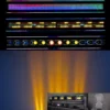 34 2026 New 800W Multi Effect Stage Light Golden Yellow Beam RGB Wash Strobe Flow Strip Effect Dynamic Strip Lighting DMX512 Rotatable Fixture for Party Bar Show Indoor Entertainment Performance Events