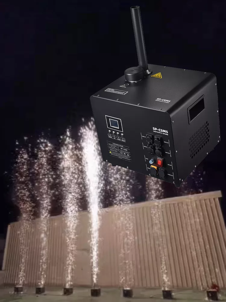 instant burst cold spark machine 1000w dmx512 stage spark effect machine for wedding concert rental events