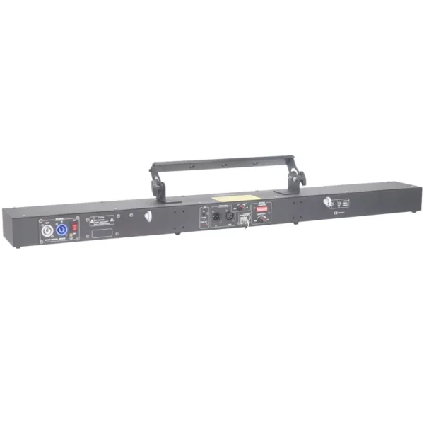 10 Heads Parallel Red Laser Bar 100mW Bar Beam Effects Dustproof DMX512 Lightweight Stage Laser Light Key Switch Remote for Club KTV Party Lighting Indoor Entertainment Device