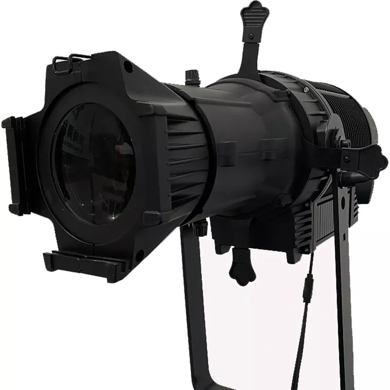 4 IP65 Fanless 200W 300W LED Profile Spotlight CRI90+ RGBAL RGBW CW WW Manual Focus Die‑Cast Aluminum DMX RDM 4 Dimming Curves Stage Lighting for Architectural Cultural Show Museum Exhibition Stadium Gala