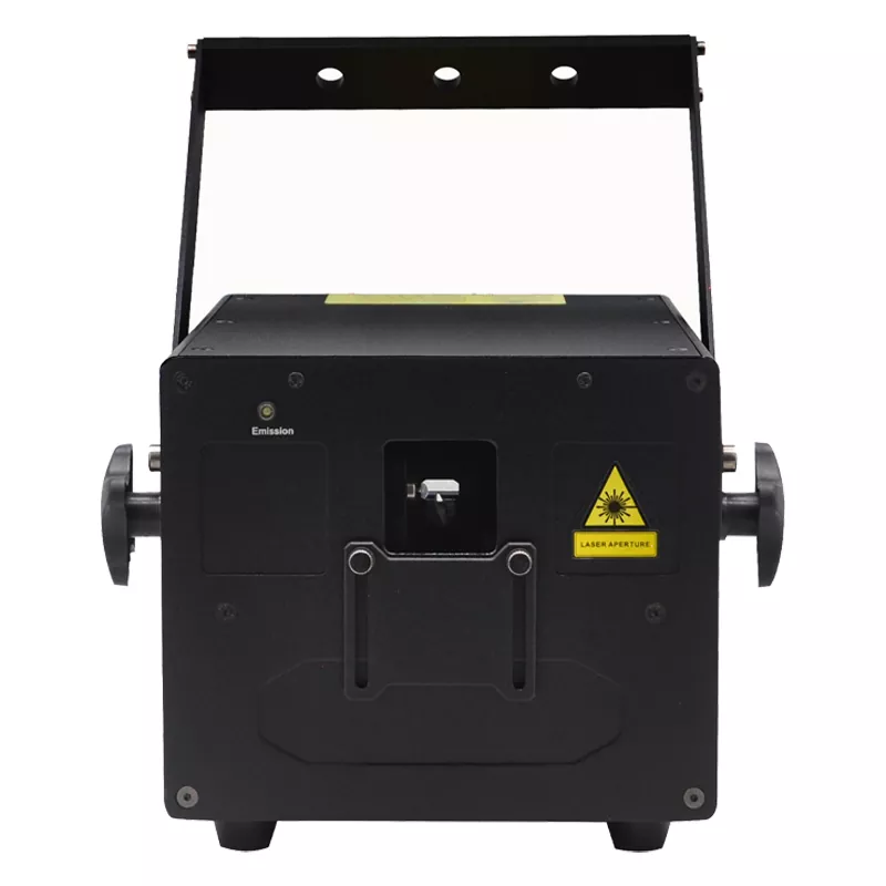 4 10W Full Diode RGB Laser Light 40KPPS Scanner ILDA DMX512 Sound Auto Control Dual Layer Structure Safety Protection Stage Laser Lamp for Live Concert Bar Club Party Stage Show Banquet Entertainment Hall Gathering Holiday Celebration