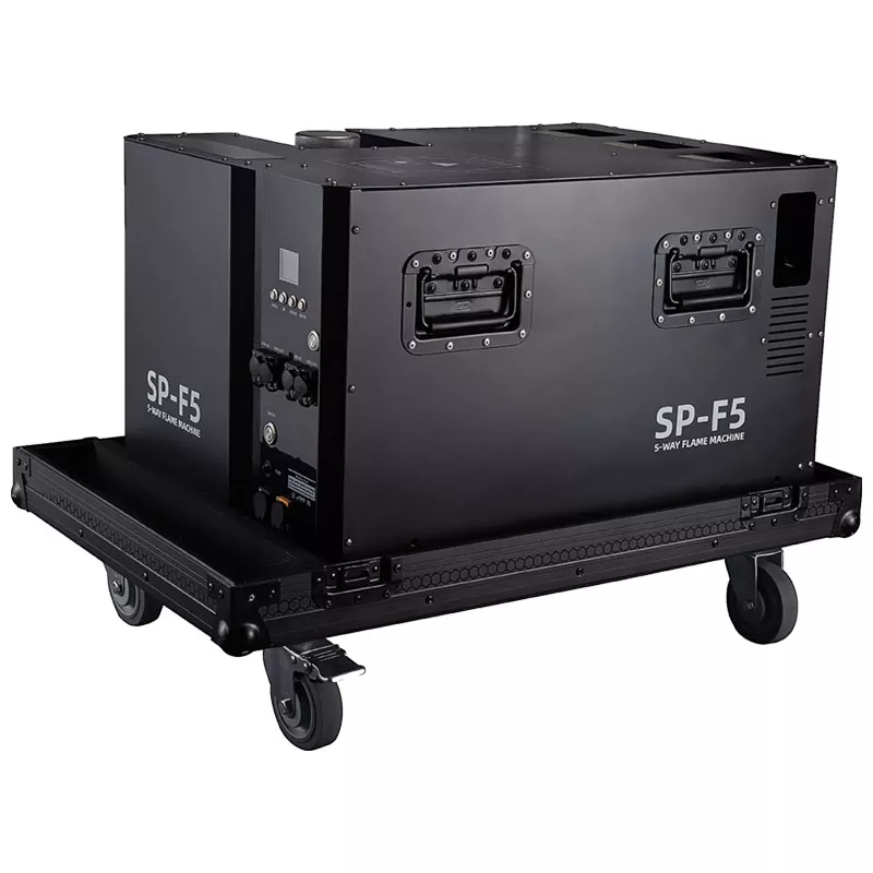 4 5 Head Flame Projector 8-10m Spray Height IPX3 Rainproof 40L Fuel Capacity DMX Control for Music Festival Cultural Tourism Outdoor Performance Show Outdoor Stage Special Effect Fixture Fire Machine