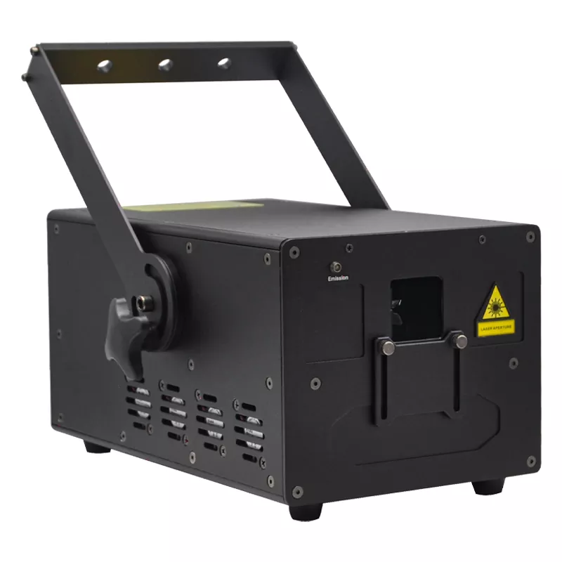 6 10W Full Diode RGB Laser Light 40KPPS Scanner ILDA DMX512 Sound Auto Control Dual Layer Structure Safety Protection Stage Laser Lamp for Live Concert Bar Club Party Stage Show Banquet Entertainment Hall Gathering Holiday Celebration