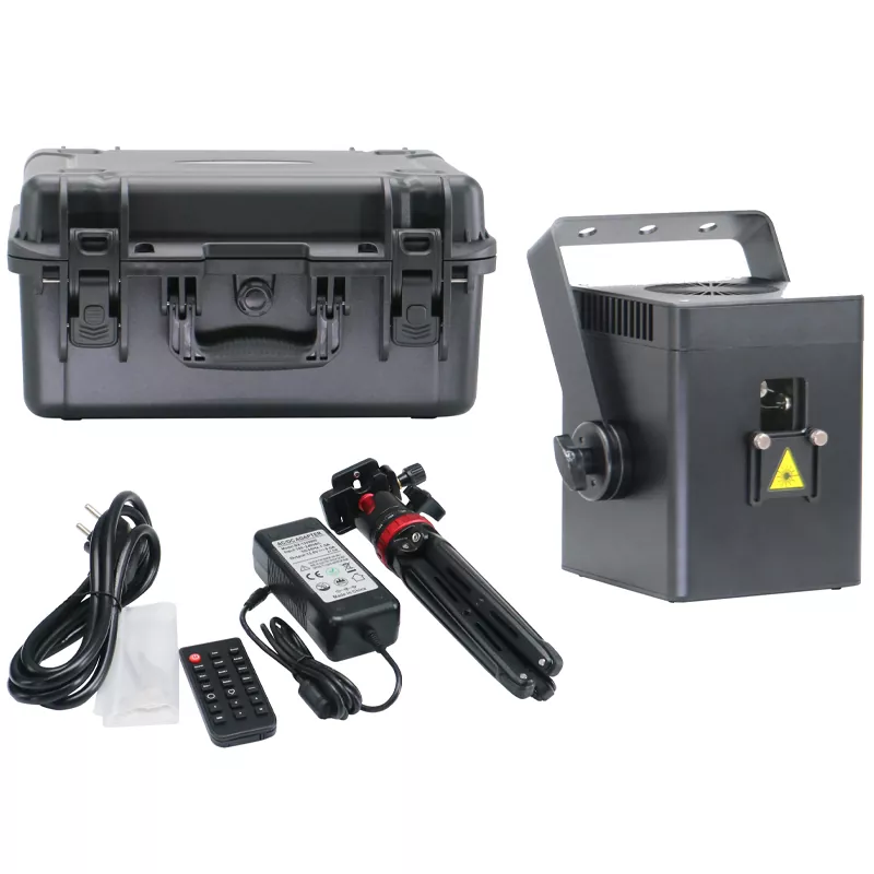 6W RGB Class 4 Laser Light 30KPPS High Speed Scanner Bluetooth IP54 Waterproof 10000H Long Lifespan APP Remote Control Mini Stage Laser Projector Beam Effect for Bar Disco Wedding Performance Entertainment Holiday Celebration