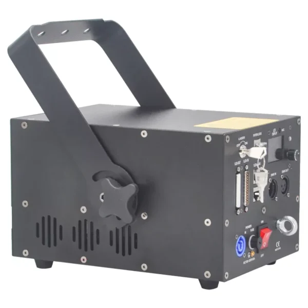 7 15W RGB Laser Light 25KPPS Bluetooth High Speed Scanner ±25° Wide Scanning Angle IP51 Waterproof APP DMX ILDA Interface Indoor Stage Laser Projector Beam Effect for Club Performance Venues Entertainment Events