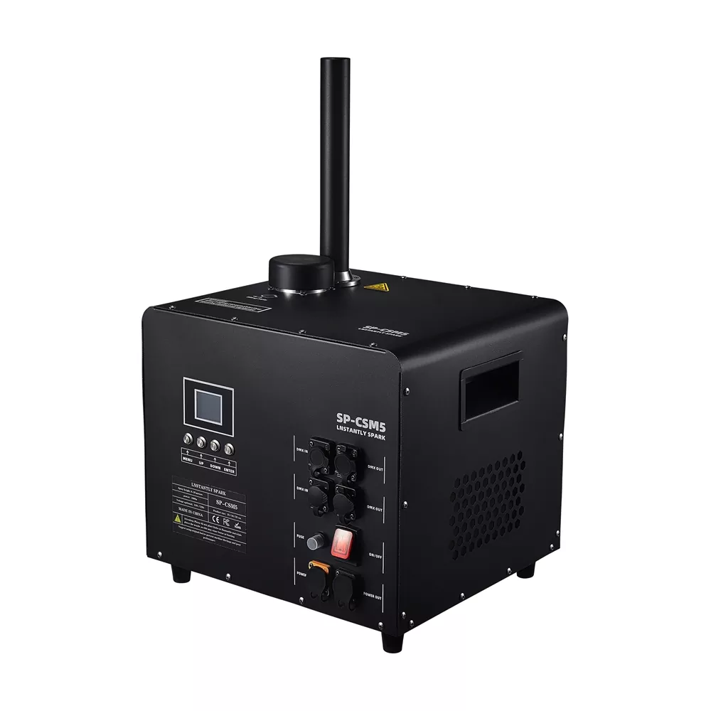 850W Automatic Pressurized Spark Machine 8-10m Spray Height IPX3 Waterproof Stainless Steel DMX512 Control Electromagnetic Heating Stage Spark Effect Equipment for Live Show Festival Celebration Entertainment Venue Event Performance Party Stage Decoration