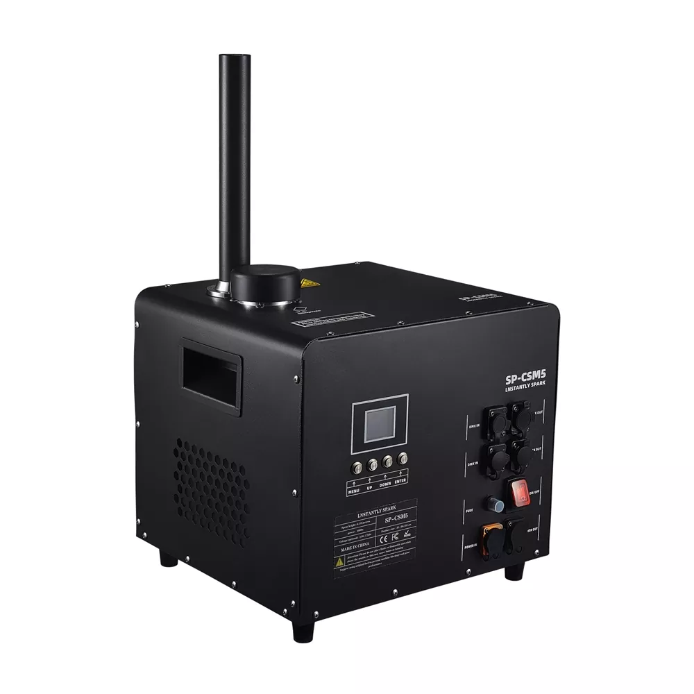 850W Automatic Pressurized Spark Machine 8-10m Spray Height IPX3 Waterproof Stainless Steel DMX512 Control Electromagnetic Heating Stage Spark Effect Equipment for Live Show Festival Celebration Entertainment Venue Event Performance Party Stage Decoration