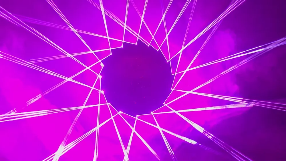 10W Full Diode RGB Laser Light 40KPPS Scanner ILDA DMX512 Sound Auto Control Dual Layer Structure Safety Protection Stage Laser Lamp for Live Concert Bar Club Party Stage Show Banquet Entertainment Hall Gathering Holiday Celebration