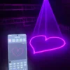 效果 (6) 15W RGB Laser Light 25KPPS Bluetooth High Speed Scanner ±25° Wide Scanning Angle IP51 Waterproof APP DMX ILDA Interface Indoor Stage Laser Projector Beam Effect for Club Performance Venues Entertainment Events