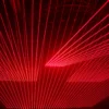 10 Heads Parallel Red Laser Bar 100mW Bar Beam Effects Dustproof DMX512 Lightweight Stage Laser Light Key Switch Remote for Club KTV Party Lighting Indoor Entertainment Device