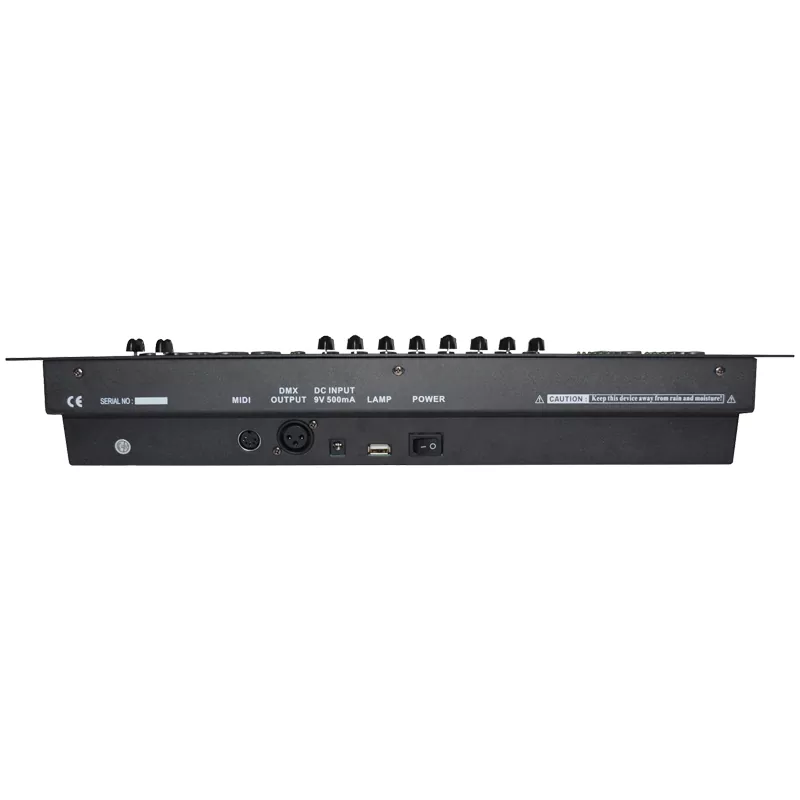 01 192CH DMX512 Controller 12 Fixtures 30 Banks 240 Scenes 6 Chases Tap-sync Beat MIDI Auto-save Rack Mount 3Pin XLR 2.0Kg Professional Lighting Console Stable Stage Controller 192 Channel Lighting Controller 6 Chase Groups Universal DMX Controller