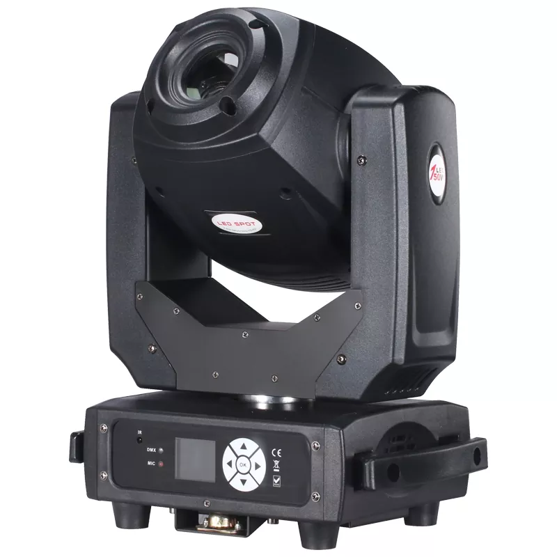 01 150W LED Spot Moving Head 16 DMX Channels RDM 540° 270° 16bit Scan 16° Beam 7 Colors 13 Gobos Tri-prism Frost Stage Light Fixture Professional Indoor Stage Equipment Entertainment Moving Head Light for Live Show Banquet Performance Party Concert