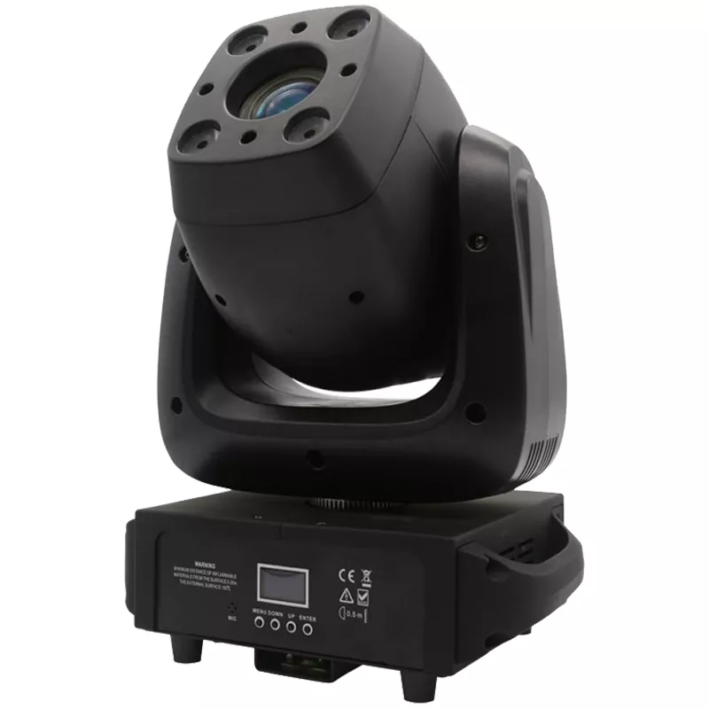 02 100W Spot 4×10W Wash Moving Head 12/16/23 DMX 540°190° 18° Zoom 3-facet Prism 8 Gobos OLED Stage Light Performance Fixture 50000H Lifespan Indoor Lighting Device Lightweight Stable Entertainment Stage Equipment for Ceremony Fashion Show Club Event Exhibition Bar