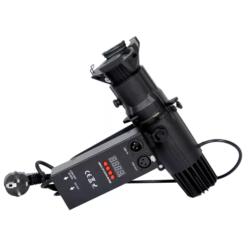 20W Mini Profile Spotlight Japan Imported LED Single CW WW 2IN1 RGBW 4IN1 Ra≥90 Four Optional Fixed Lens Manual Focus Linear Dim 1~25Hz Strobe DMX Control IP20 Lamp Indoor Accent Lighting Equipment Retail Gallery Decor Stage Spot Light for Restaurant Museum Wedding Small Event Lighting Fixture