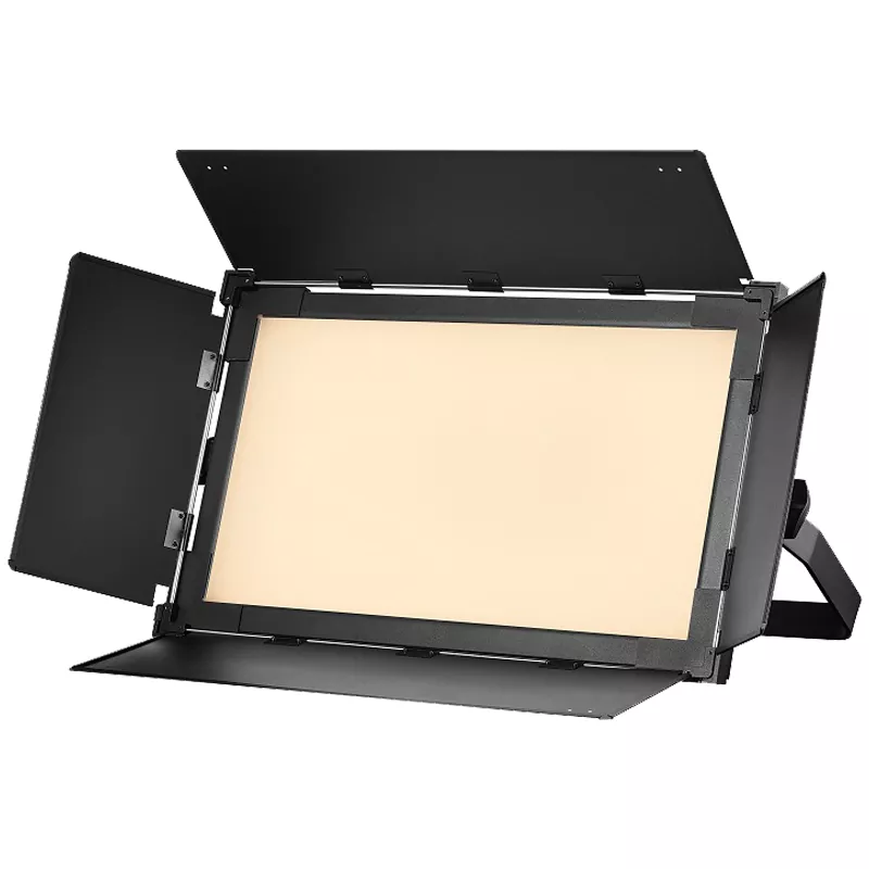 03 200W 432PCS*0.5W Bi-Color LED Panel 3000K 6000K Ra≥90 Noiseless Fanless Aluminum DMX Master-Slave Auto 2/5CH IP65 Outdoor Indoor Video Fill Light Smooth Studio Broadcast Stage Equipment for Wedding Commercial Shooting Setup Professional Lighting Solution