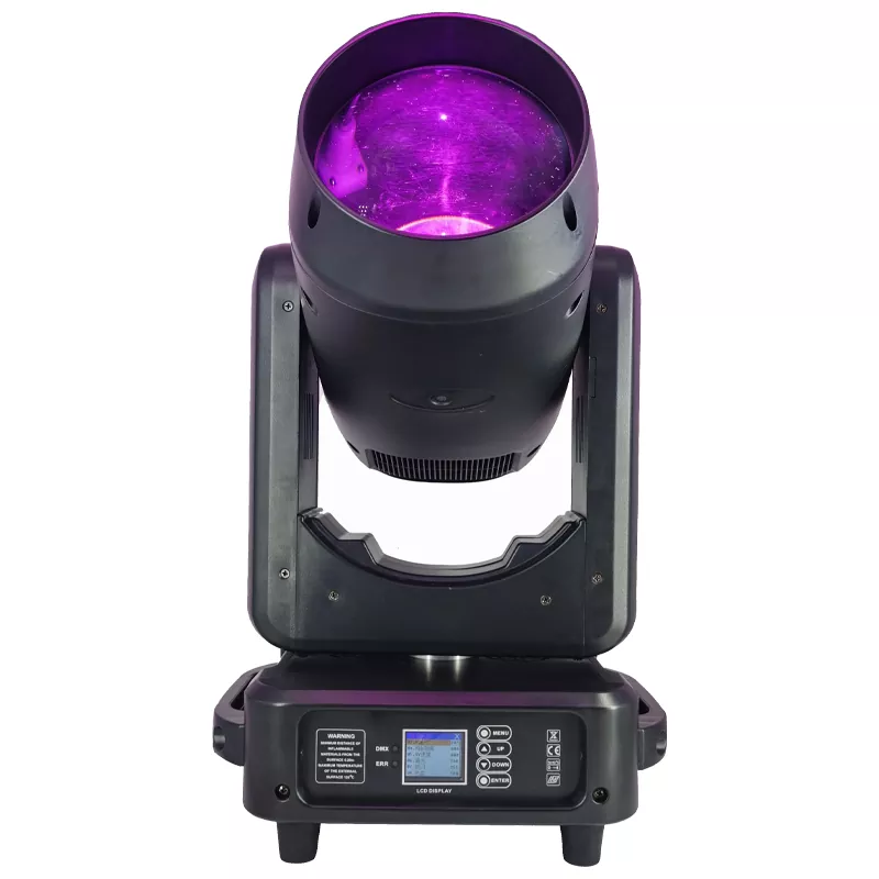 03 300W LED Beam Moving Head 6/19 DMX Channels RDM 540° 270° 16bit Electric Correction 3° Beam 14 Colors 13 Static Gobos Dual Prism Stage Light Performance Fixture Stable Moving Head Lamp Professional Indoor Stage Equipment