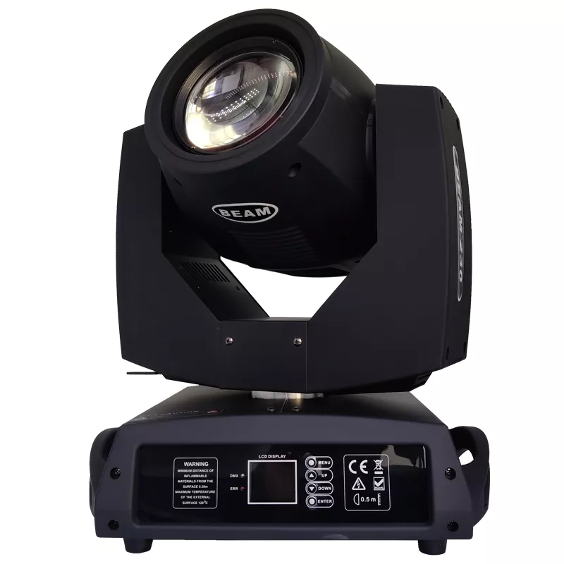 03 230W 7R Beam Moving Head 350W Philips MSD Lamp AC100-240V 20 DMX 14Color 17Gobo Rot Prism Touch TFT Stage Light 8000K High Bright Magnetic Ballast Color Gobo Rotation Equipment Professional Large Event Lamp for Park Party Ceremony Wedding Large Concert Stage
