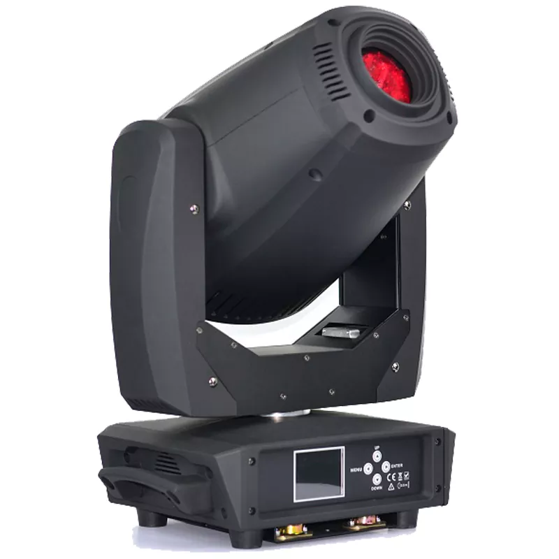 03 230W LED Spot Zoom Moving Head 260W AC100-240V Dual Rot Prism 7 Color 7 Static Rot Gobo LCD Stage Light Bi-direction Prism Digital Display Equipment Indoor Performance Spot Lamp for Livehouse Party Show Performance Bar Rental Road Mini Stage Stage
