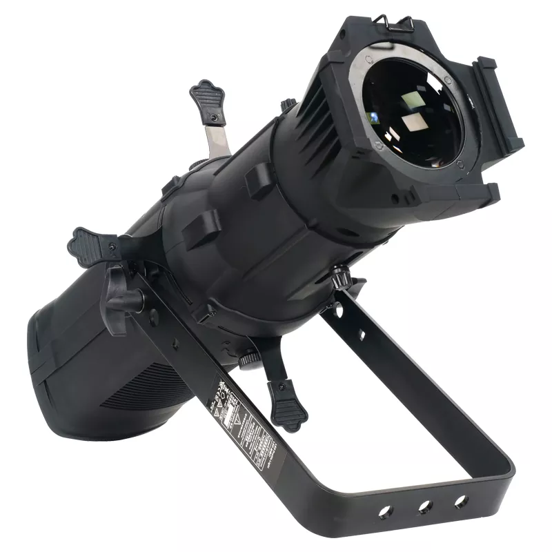 150W 200W 300W COB Profile Light Nichia Import LED CW WW 2IN1 RGBW Ra≥90 Four Optional Fixed Lens Manual Focus Iris DMX Master-Slave IP20 Stage Spot Fixture Silent Fan Spotlight Equipment Indoor Gallery Theatre Decor Lighting Unit Space-Saving Commercial Event Accent Lamp