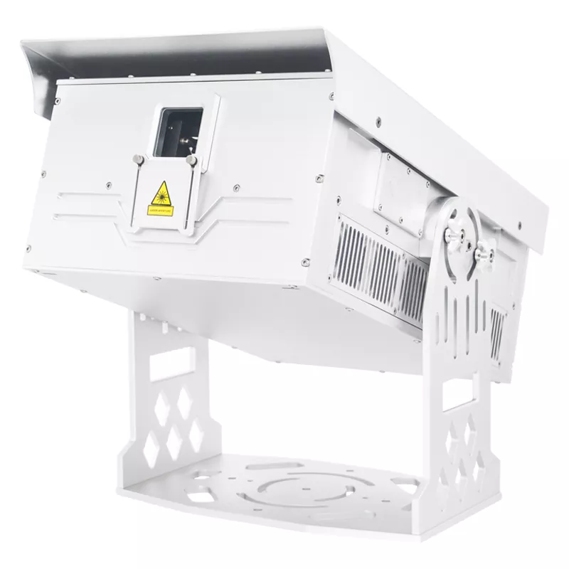 04 30W RGB FB4 Outdoor Animation Laser IP65 Multi Waterproof Structure Pure Diode 35KPPS 50° Scanner Analog Dimming TF Card RJ45 XLR ILDA DMX ArtNET Multi Safety 800W Stage Equipment High-power Beam Effect Beyond QS Program Support Professional RGB Laser Projector Outdoor Lighting Device for Large Outdoor Shows