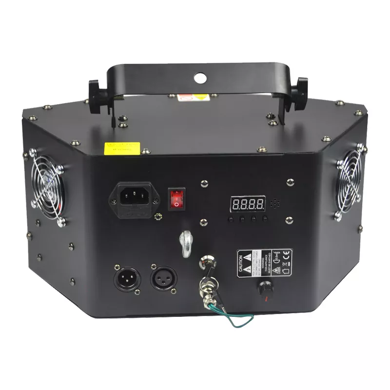 40-beam Laser Red RGB Array 5×8 Layout 50°Horizontal 30°Vertical Scan Single-mode Diode 41CH DMX Sound Auto Manual Key Interlock 50W Compact 2.9Kg Stage Light Matrix Small Divergence Universal Voltage Laser Projector for Large Performance Venues Entertainment Lighting Equipment