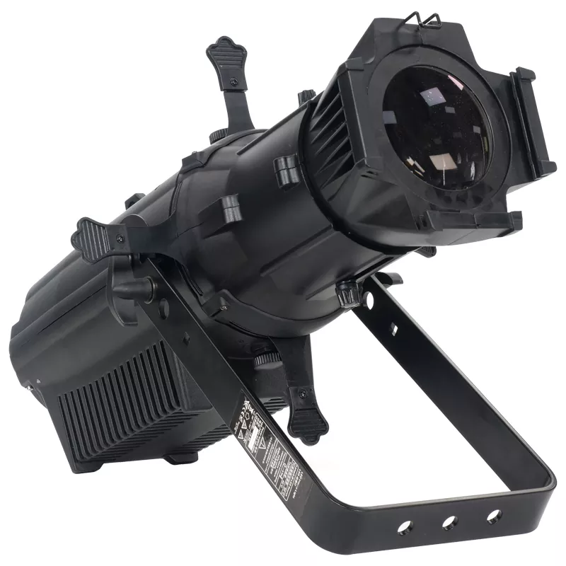 200W 300W COB LED Profile Spot CW WW RGBW 4IN1 Ra≥90 Fixed 19-50 Optic Manual Focus Four Dim Curves RDM DMX Master-Slave Aluminum IP20 Stage Studio Lighting Fixture Indoor Commercial Display Light Equipment Theatre Wedding Fill Lamp Spotlight for Gallery Church Broadcast Live Event Profile Lighting Unit